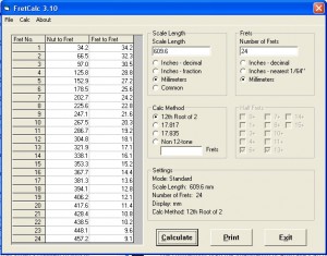 FretCalc