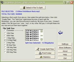 File Splitter Deluxe