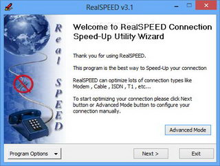 RealSPEED Connection Speed-Up Utility