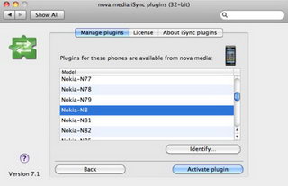 iSync Phone Plugins