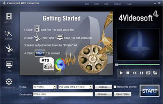 4Videosoft MTS Converter