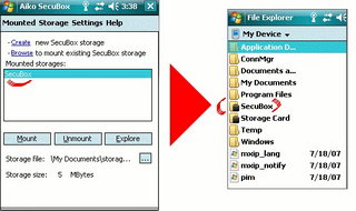 SecuBox for Pocket PC