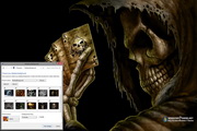 Scary Dark Skulls Windows 7 Theme