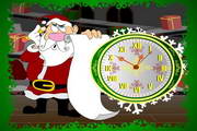 7art Santa Claus Clock ScreenSaver