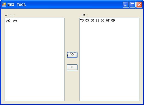 ASCIIHEXת(HEX TOOL)