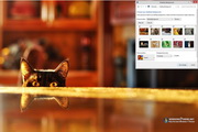 Peeping Animals Windows 7 Theme