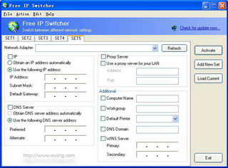 Free IP Switcher 2.5 ٷɫ ipַ޸