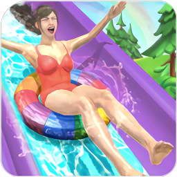 ˮϹ԰ģ(water parks extreme slide ride amusement park 3d)