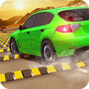 ٴײ(speed bump car crash test)