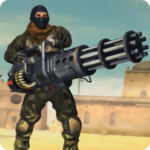 ɳĮǹսϷ(Desert Gunner Battlefield Machine Gun Game)